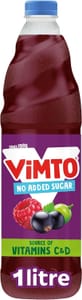 Vimto Real Fruit Squash Original No Added Sugar 1L Bottle