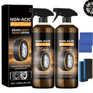2-Pack Powerful Wheel Cleaner Spray for Rim and Tire