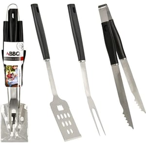 Pack of Three BBQ Tool Set