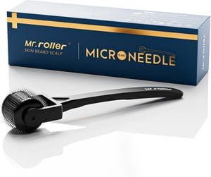 Mr.roller Derma Roller 1mm for Hair, Face, Scalp, Beard Growth
