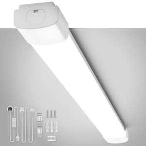 Amdelne 4x 40cm LED Batten Light, 6000K, IP66, White