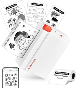 ORGBRO X3 Mini Bluetooth Thermal Sticker Printer