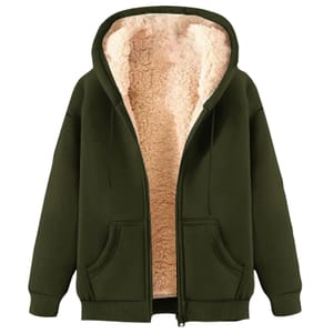 Mens Hooded Lightweight Fleece Jacket