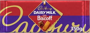 Cadbury Dairy Milk Lotus Biscoff Chocolate Bar 350g