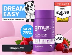 gmys Relaxation Bedtime Gummies Berry Flavour 60 Gummies