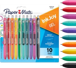 Paper Mate InkJoy Gel Pens Assorted Colours 0.7mm 10ct - £7.97 S&S