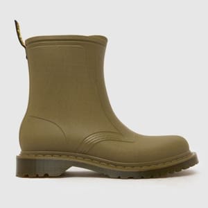Mens Khaki Dr Martens 1460 Rain Pull-on Boots