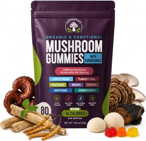 Mushroom Gummies 8-in-1 Complex with Lion's Mane & Reishi