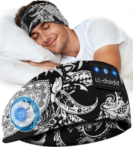 LC-Dolida Sleep Headphones Headband with HiFi Speakers for Travel/Yoga