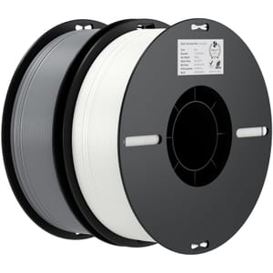 Creality PLA Filament 1.75mm, 2kg White/Grey Spools - £19.88 S&S