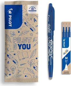 Pilot FriXion Ball Erasable Pen Set 0.7mm Blue Refills - £4.27 S&S