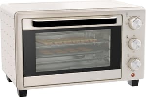 HOMCOM Mini Oven 21L Countertop Electric Grill, Adjustable Temp, 1400W