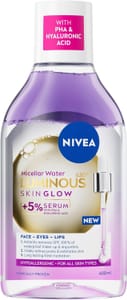 NIVEA LUMINOUS630 Skin Glow Serum Infused Micellar Water (400ml)