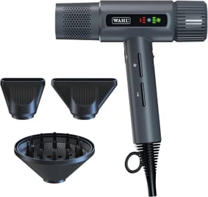 Wahl Vanquish Cool Grey Hair Dryer, Lightweight, Quiet, Powerful Drying