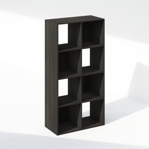 Furinno PELLI 8-Cube Bookshelf, Espresso