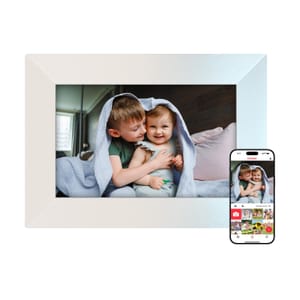 Frameo Digital Photo Frame Mica White 10.1-Inch WiFi 32GB