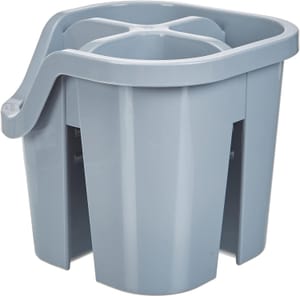 Addis Eco 100% Recycled Plastic Cutlery Drainer Tray Caddy, 4-Compartment