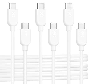 Cable Matters 3-Pack USB-C Cable 60W 1.8m White