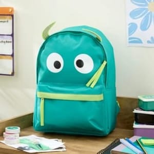 Waters and Noble Green Monster Backpack W 14cm X L 30cm