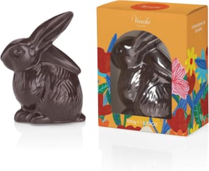 Venchi 60% Dark Chocolate Bunny, 100g, Gluten Free, Gift Idea