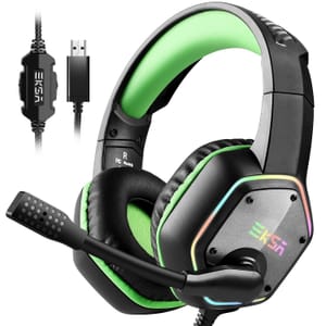EKSA E1000 USB Gaming Headset with Mic, 7.1 Surround RGB