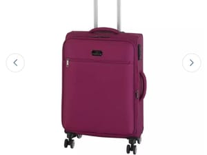 Featherstone 8 Wheel Soft Medium Suitcase - Purple