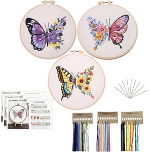 HapSmile 3 Piece Embroidery Kit