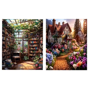 Viart Paint by Numbers Kit (Landscape or House)