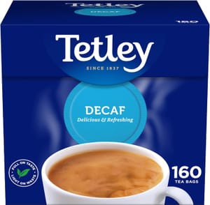 Tetley Original Decaf Tea Bags, 160 Count - £3.32 S&S
