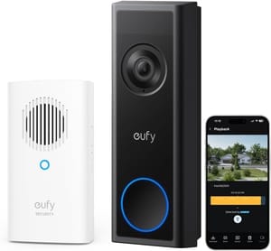Eufy Security Video Doorbell Camera Wireless C31 with Chime, 2K FHD