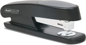Rapesco Sting Ray Stapler RR7260B3 ECO, 20 Sheets, Black