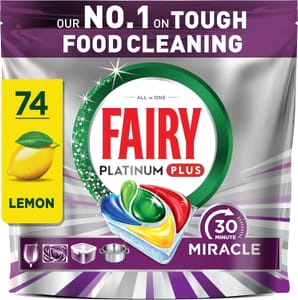 Fairy 30 Minute Miracle Platinum plus Dishwasher Tablets - £10.93 S&S