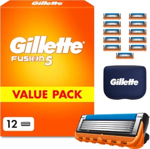 Gillette Fusion5 Razor Refills, 12 Count - £22.03 S&S