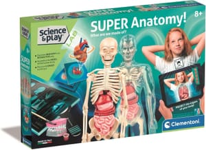 Clementoni Super Anatomy AR Science Kit: Skeleton & 3D Body