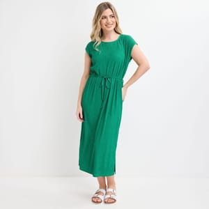 Ladies Jade Plisse Dress