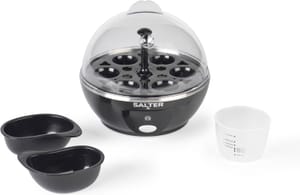 Salter Electric Egg Cooker, 6-Egg Capacity, Includes Trays