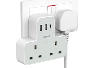 TESSAN Plug Adapter with 3 USB Ports