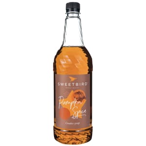 Sweetbird Pumpkin Spice Syrup 1 Litre - Vegan Friendly - £7.31 S&S