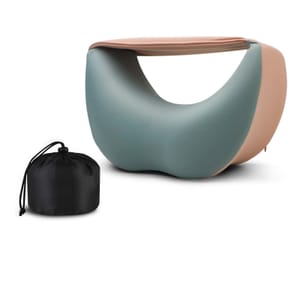 3-in-1 Memory Foam Travel Neck Pillow - Adjustable & Convertible
