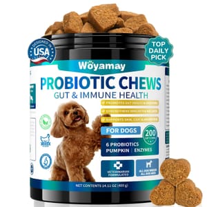 Woyamay Probiotics for Dogs Chews: Gut & Digestive - £11.13 S&S Voucher