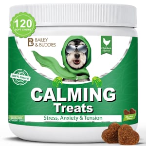Bailey & Buddies Calming Dog Treats Soft Chews 100% Natural - £13.77 S&S Voucher