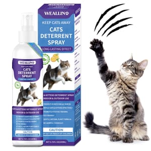 WEALLIN Cat Repellent Spray, Anti-Scratch Deterrent, 200ml - £10.19 S&S Voucher