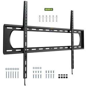 VonHaus Ultra-Slim TV Wall Bracket for 60-120-Inch TVs Spirit Level