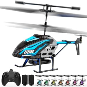 VZO RC Helicopter for Kids, Beginners, 26-Min Flight, 2 Batteries