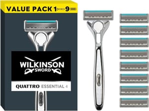 DEAL STACK - Wilkinson Quattro Titanium Sensitive Pack - £10.34 S&S Voucher