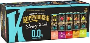 Kopparberg Alcohol-Free Fruit Cider Variety Pack 10x330ml