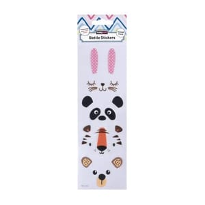 Animal Face Bottle Stickers