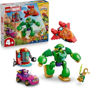 LEGO Marvel Loki vs Team Iron Man with 4 Minifigures