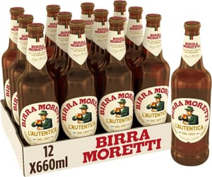 Birra Moretti Premium Lager, 12x660 Ml