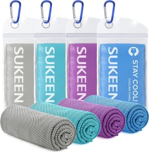 Sukeen Microfiber Cooling Towel 40x12in Instant Chill